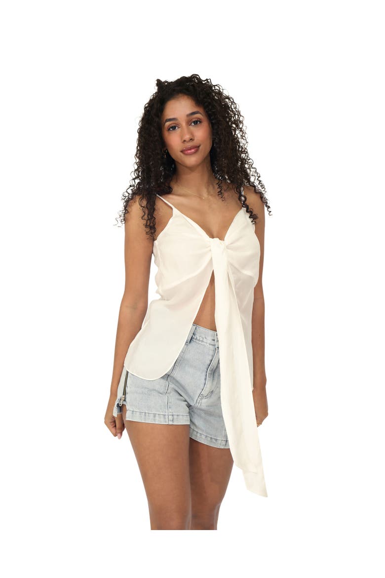 First Class Reversible Tie Top, Main, color, White