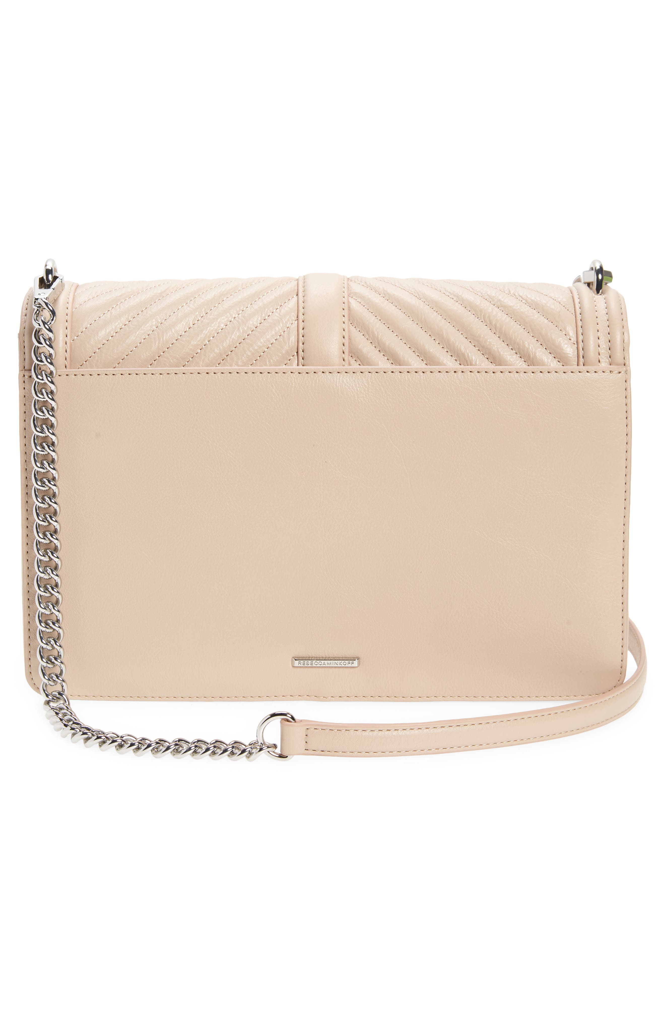Rebecca Minkoff Jumbo Love Chevron Quilted Crossbody, Alternate, color, 