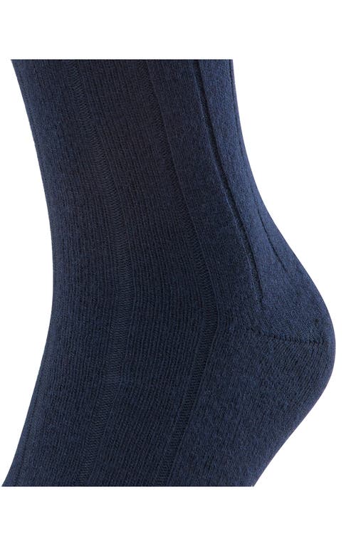 Falke Lhasa Wool Blend Socks In Blue