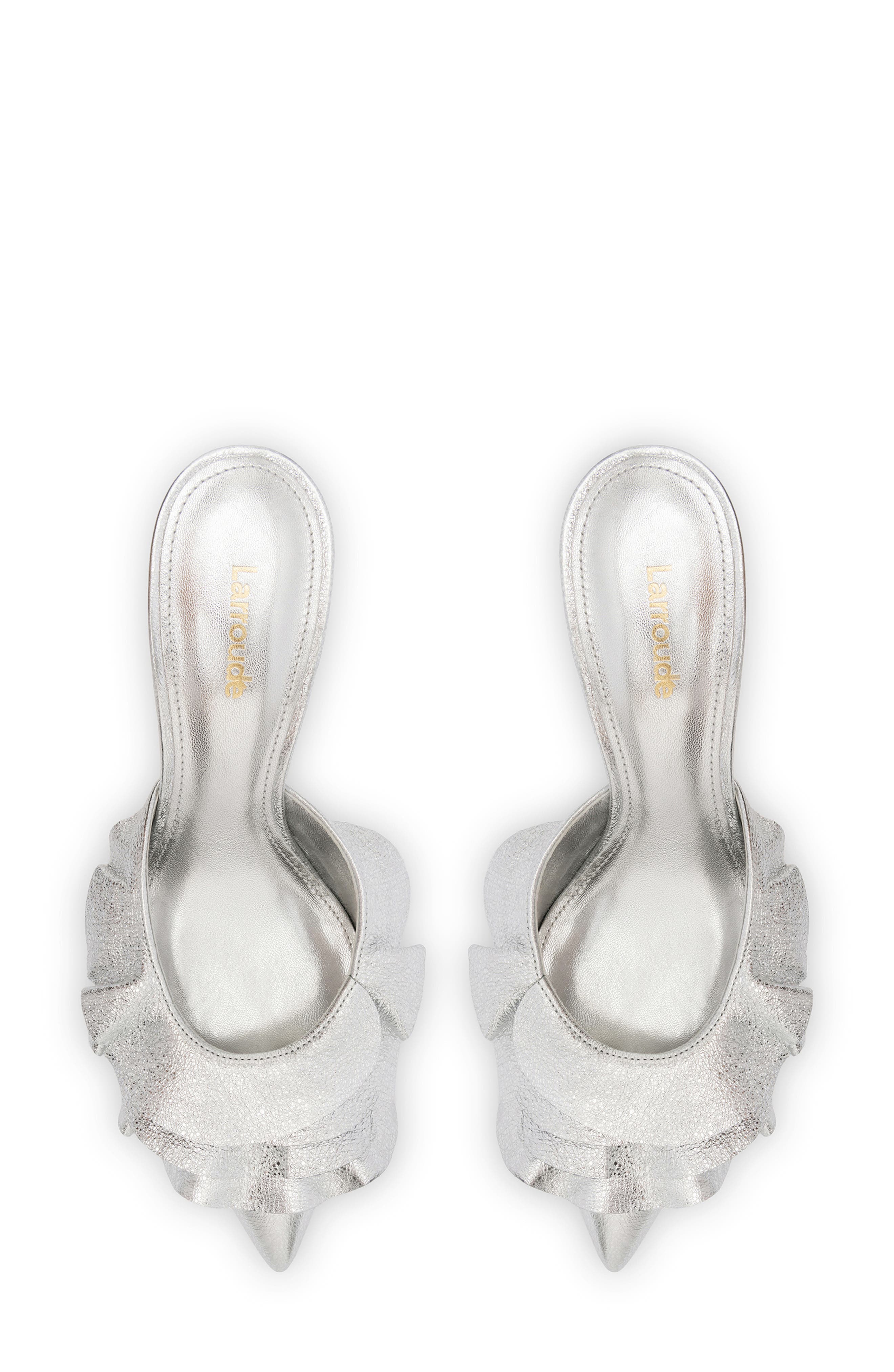 Larroudé Candy Ruffle Mule, Alternate, color, 