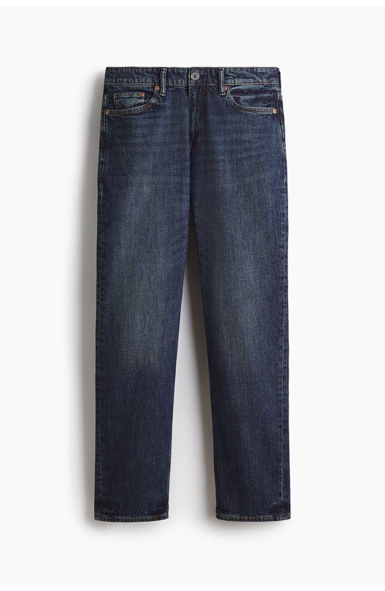 H&M Regular Jeans, Alternate, color, Dark Denim Blue