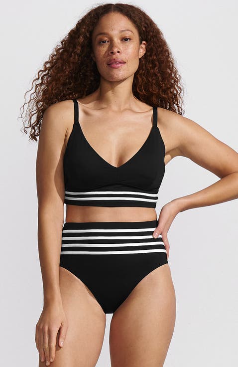 V-Neck Underwire Tankini Top