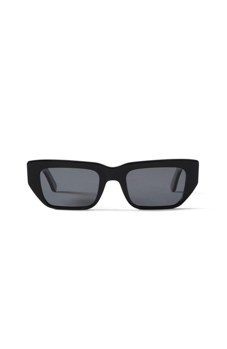 French Kiwis Eyewear Kai Sunglasses, Main, color, Black
