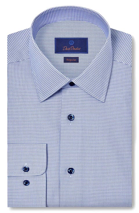 Regular Fit Micro Dobby Dress Shirt