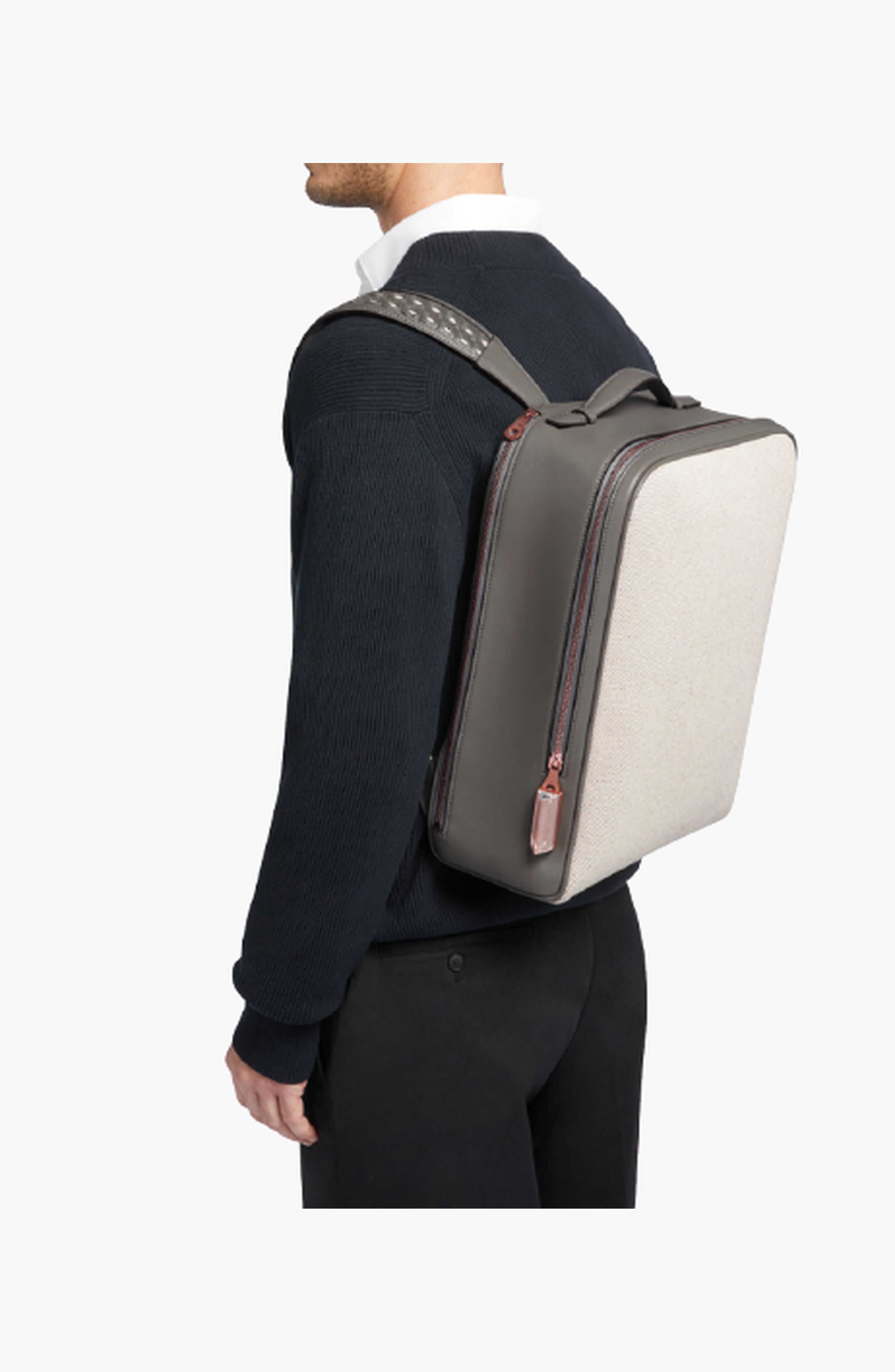 Cristallo Maxi Backpack, Alternate, color, Elephant Grey