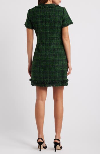 Eliza J Metallic Tweed Dress | Nordstrom