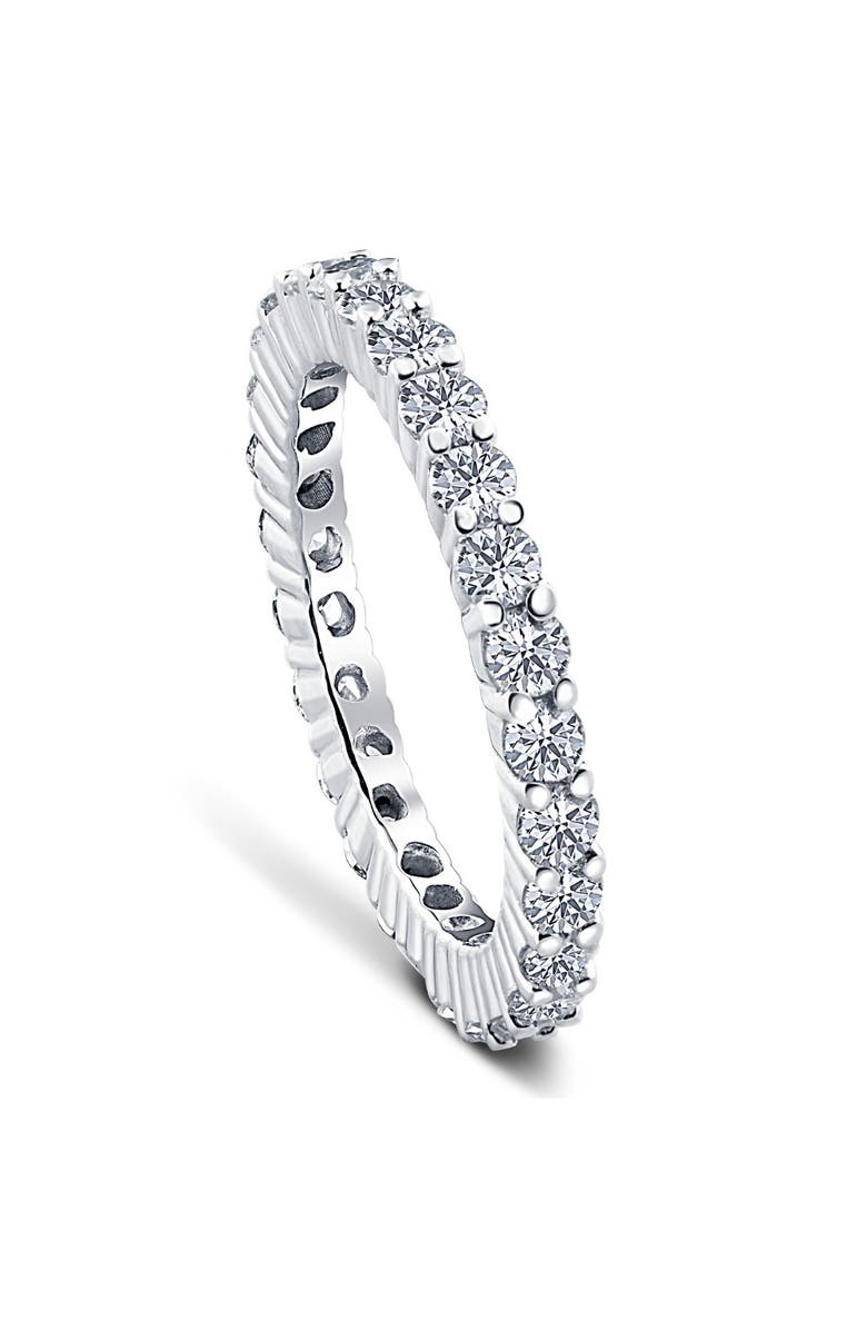 Bliss Diamond 1 Ct T.W. Lab Grown Diamond Eternity Ring 14k Gold Stackable Wedding Band, Alternate, color, 