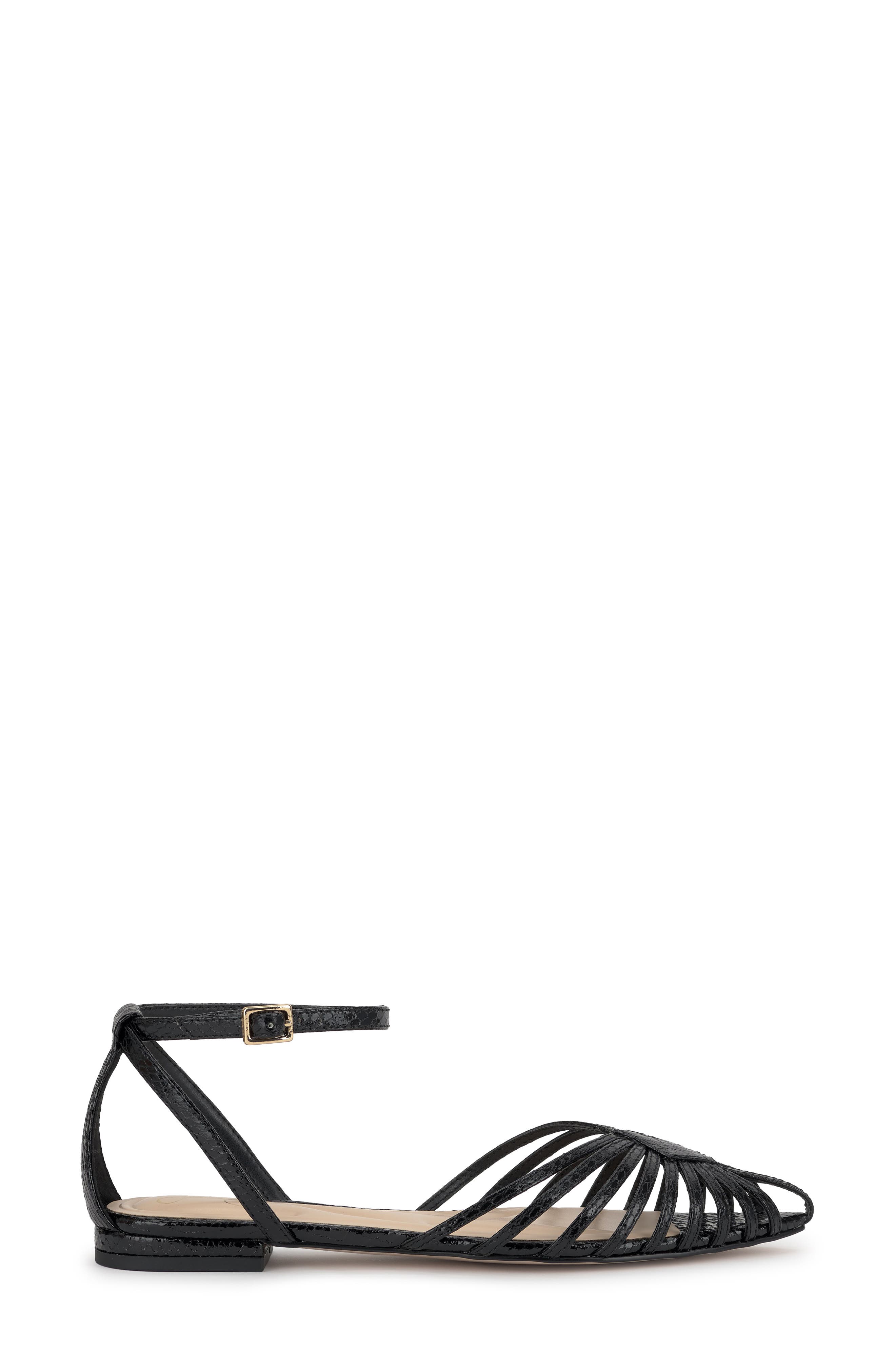 Jessica Simpson Eulean Ankle Strap Sandal, Alternate, color, Black