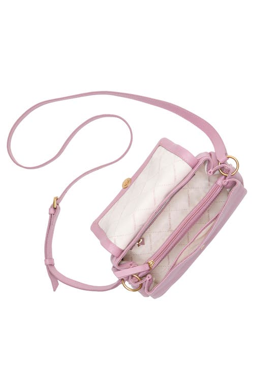 Vince Camuto Medna Leather Crossbody Bag In Pink