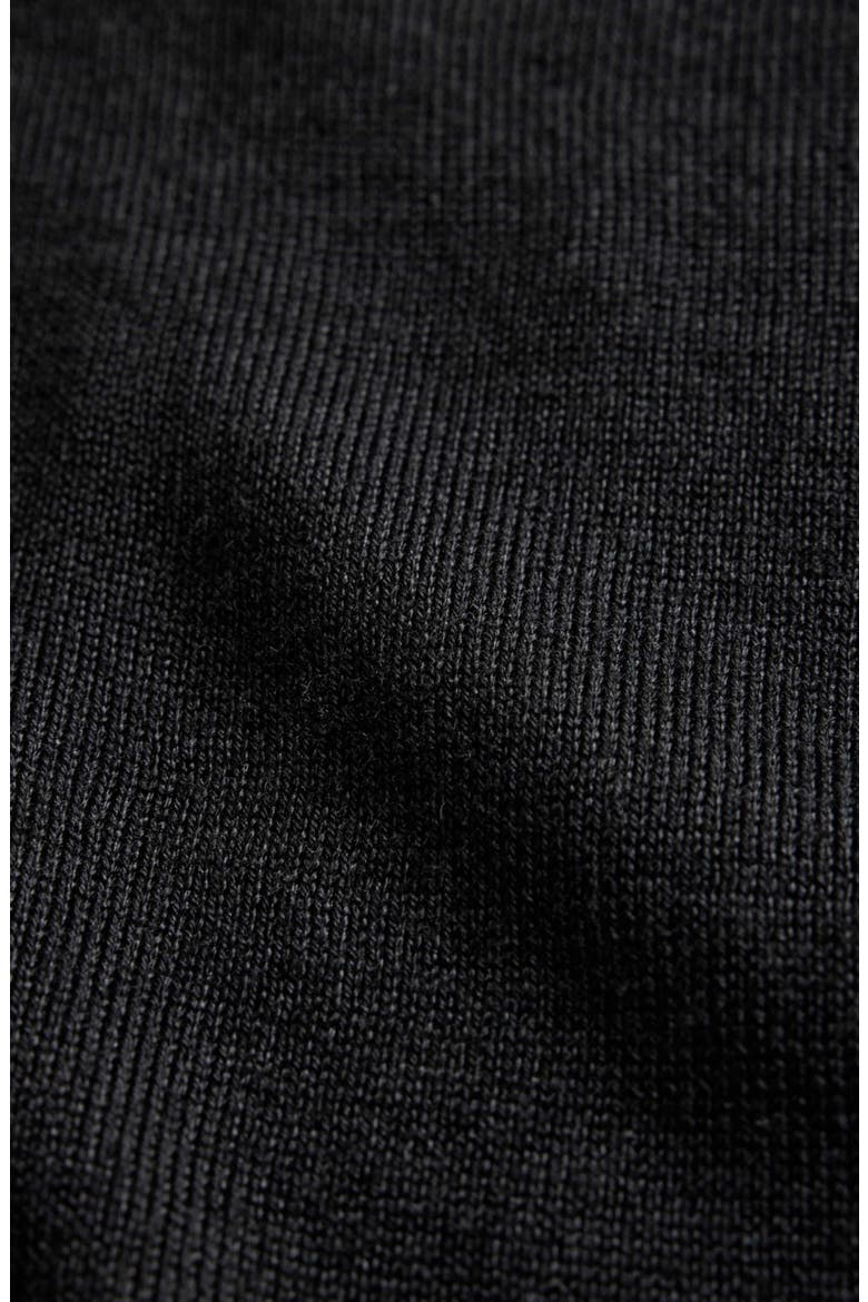 Novas Regular Fit Alpaca & Silk Sweater, Alternate, color, BLACK