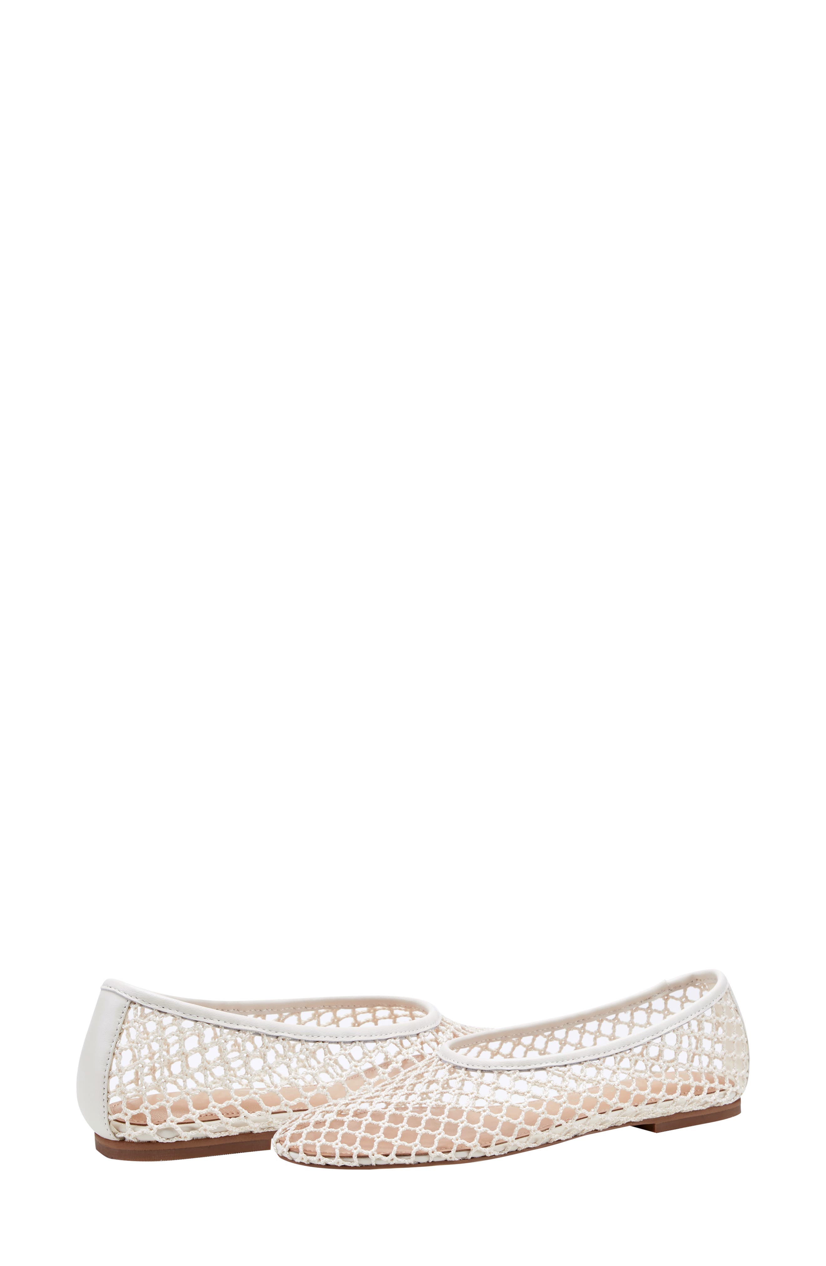 Marc Fisher LTD Jazlyn Pointed Toe Flat, Alternate, color, Ivory