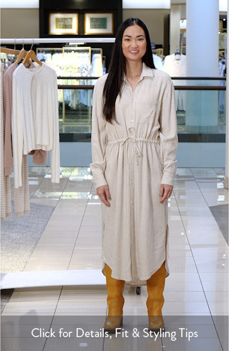 Malibu Collection<sup>®</sup> Long Sleeve Sleep Shirtdress, sales video thumbnail