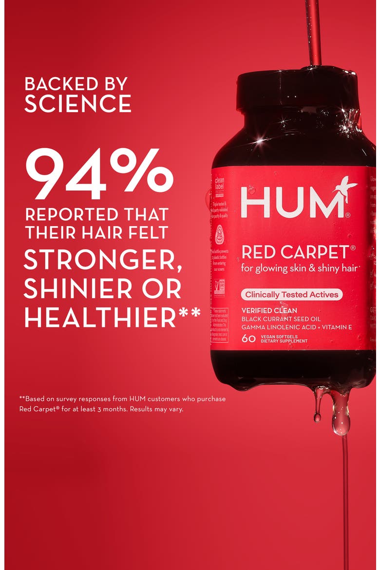 Red Carpet® Glowing Skin and Hair Dietary Supplement, Alternate, color, NO COLOR