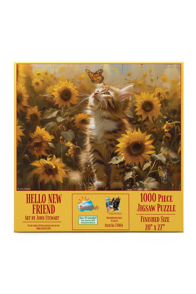 Hello New Friend 1000 piece Jigsaw Puzzle for Adults, Alternate, color, Multicolor
