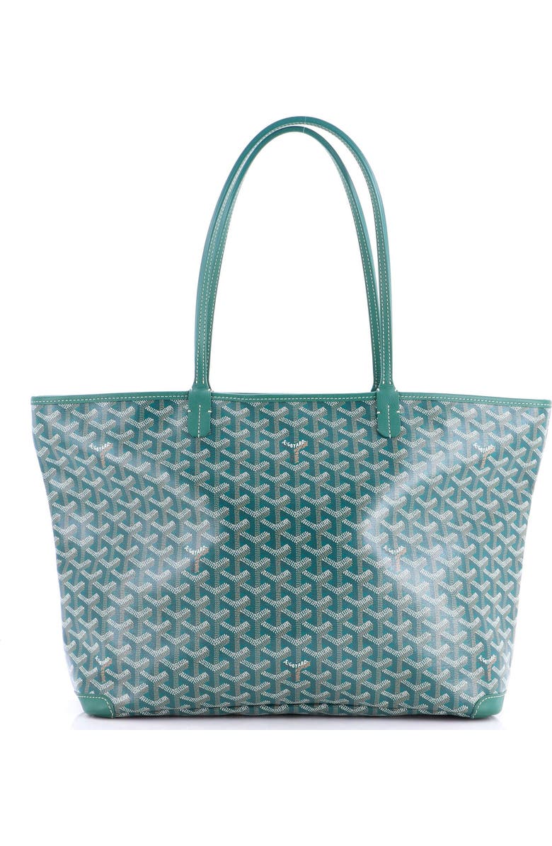 Pre-Owned Goyard Artois Tote Coated Canvas MM, Main, color, Green