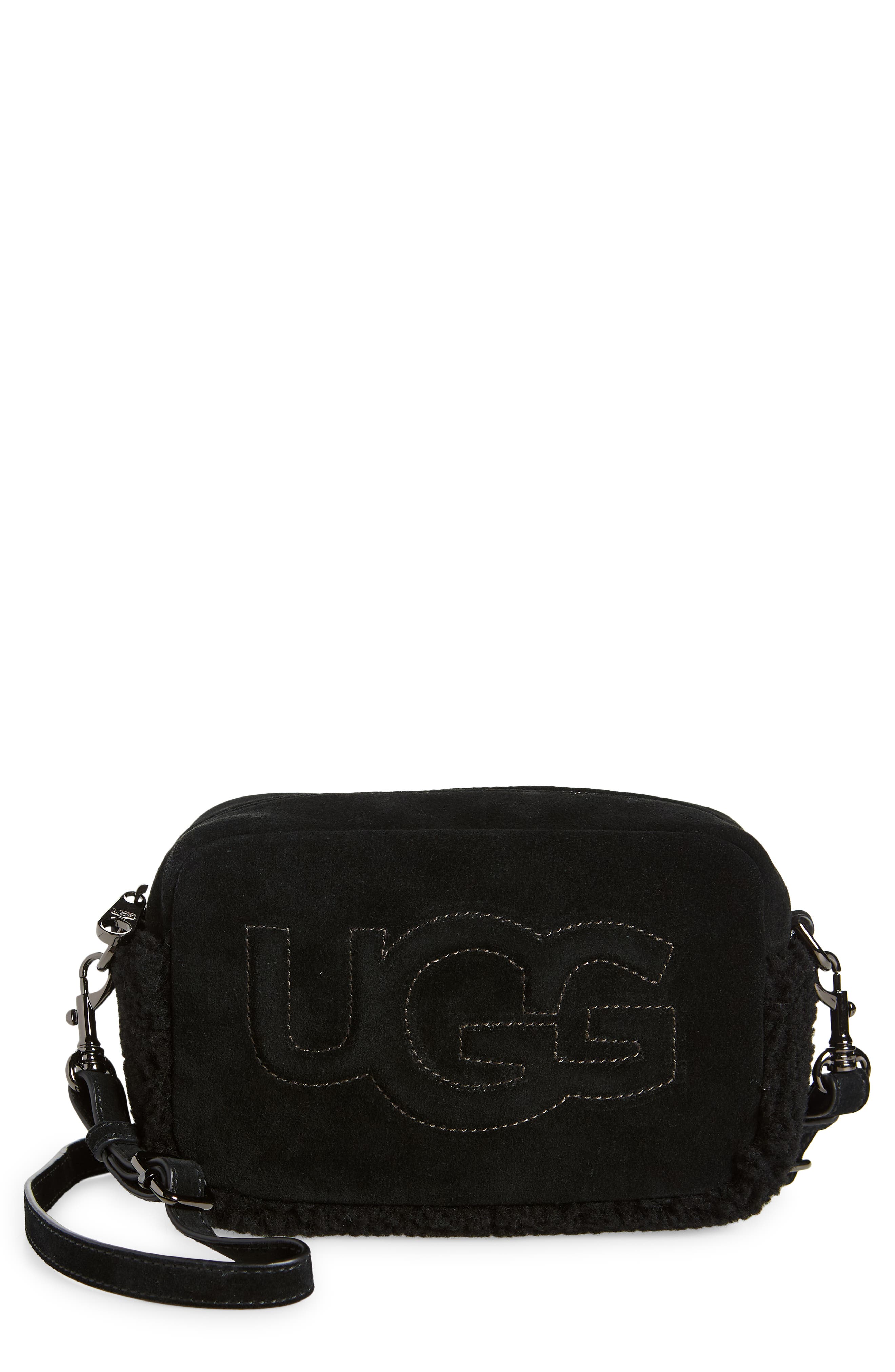 UGG<sup>®</sup> Janey II Suede Crossbody Bag, Main, color, 