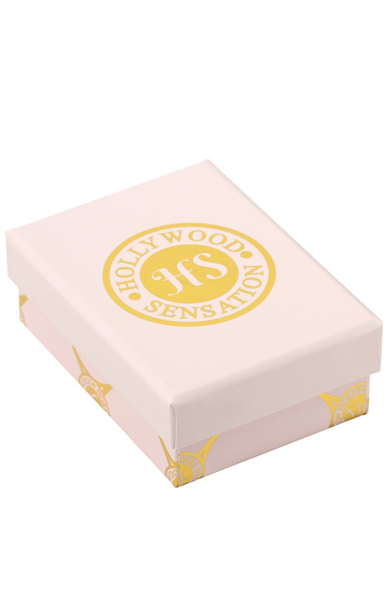 Hollywood Sensation Star Stud Earrings Cubic Zirconia, Alternate, color, Silver