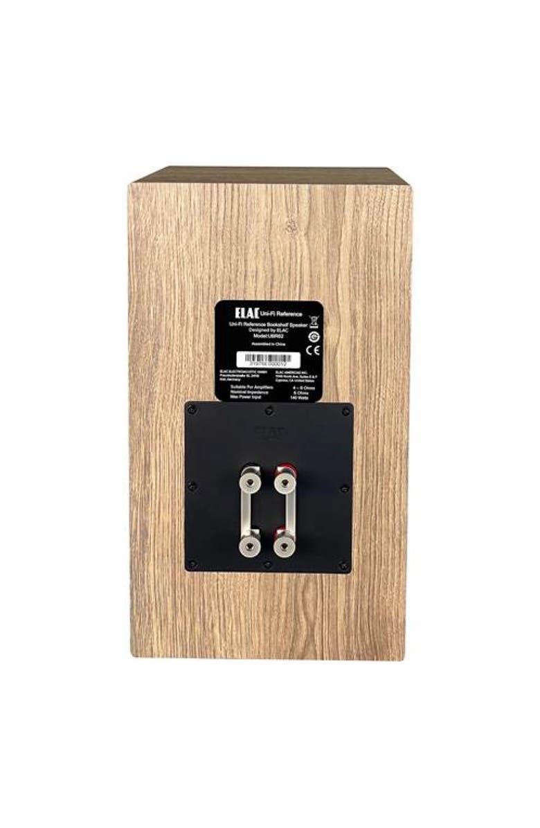 ELAC UBR62 6.5 Inch Bookshelf Speakers - Pair, Alternate, color, Oak