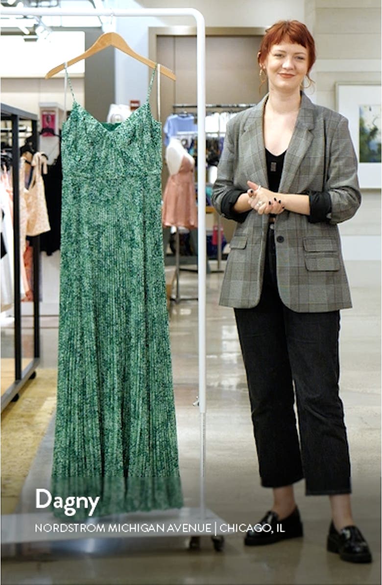 Sylvia Pleated Chiffon Gown, sales video thumbnail