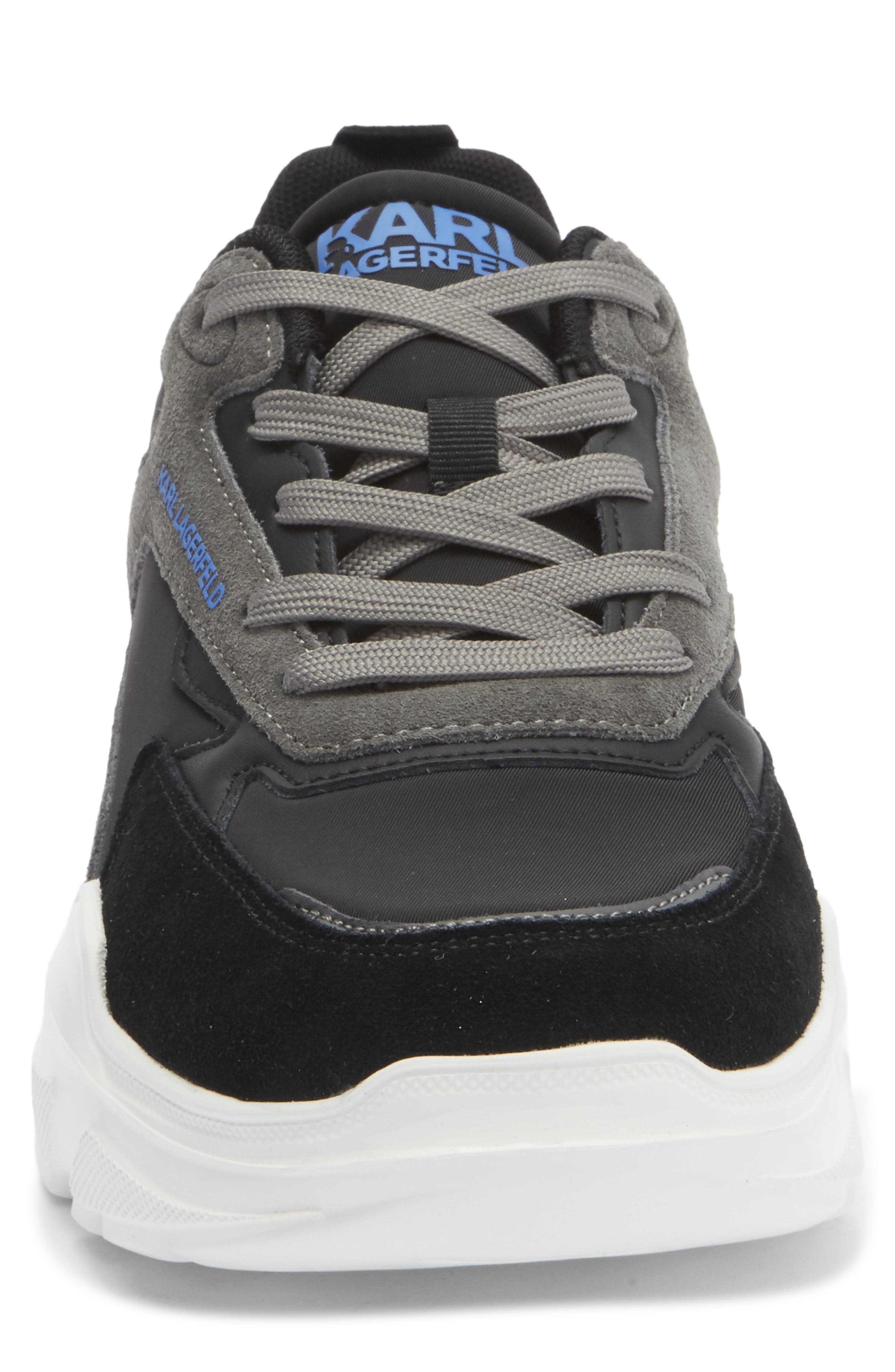 KARL LAGERFELD PARIS Runner On Two Sneaker, Alternate, color, Grey