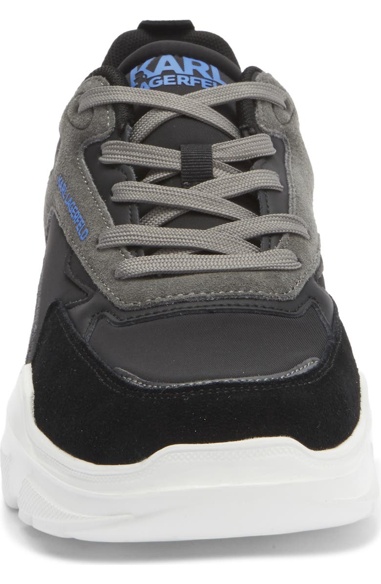 KARL LAGERFELD PARIS Runner On Two Sneaker, Alternate, color, Grey
