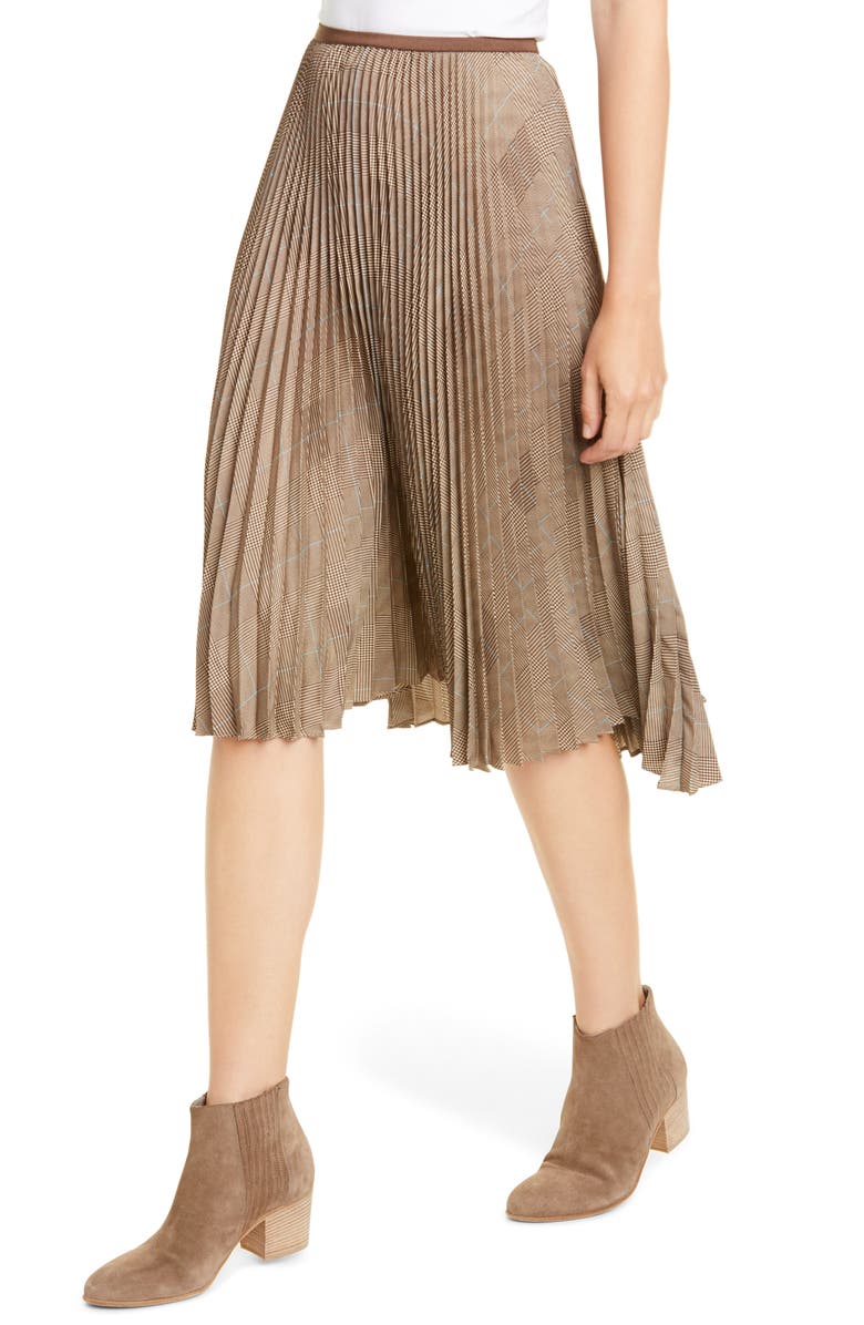 Polo Ralph Lauren Rese Pleated Plaid Skirt, Alternate, color,