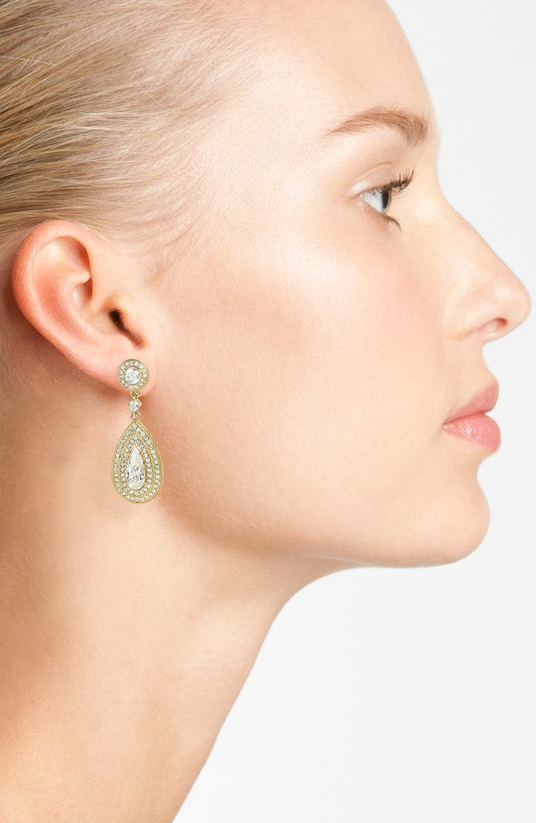 Nadri Pear Drop Earrings, Alternate, color, 