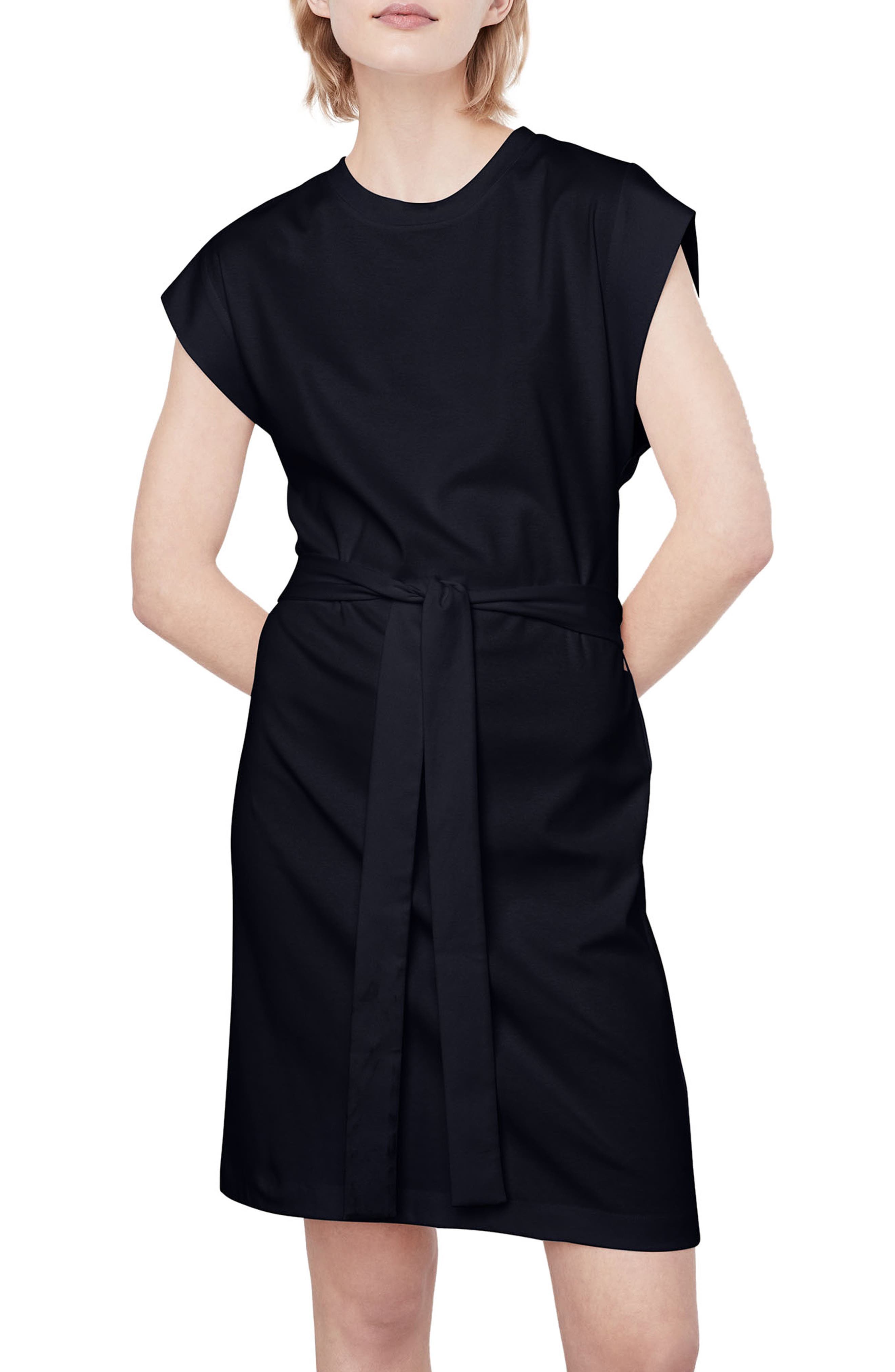 Vince Cotton Knit Muscle Dress