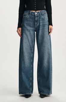 Siena Embellished High Waist Wide Leg Jeans