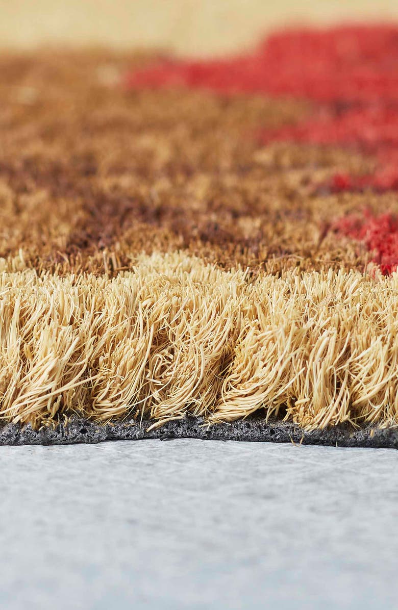 VCNY HOME Hello Fall Leaves Coir Doormat, Alternate, color,