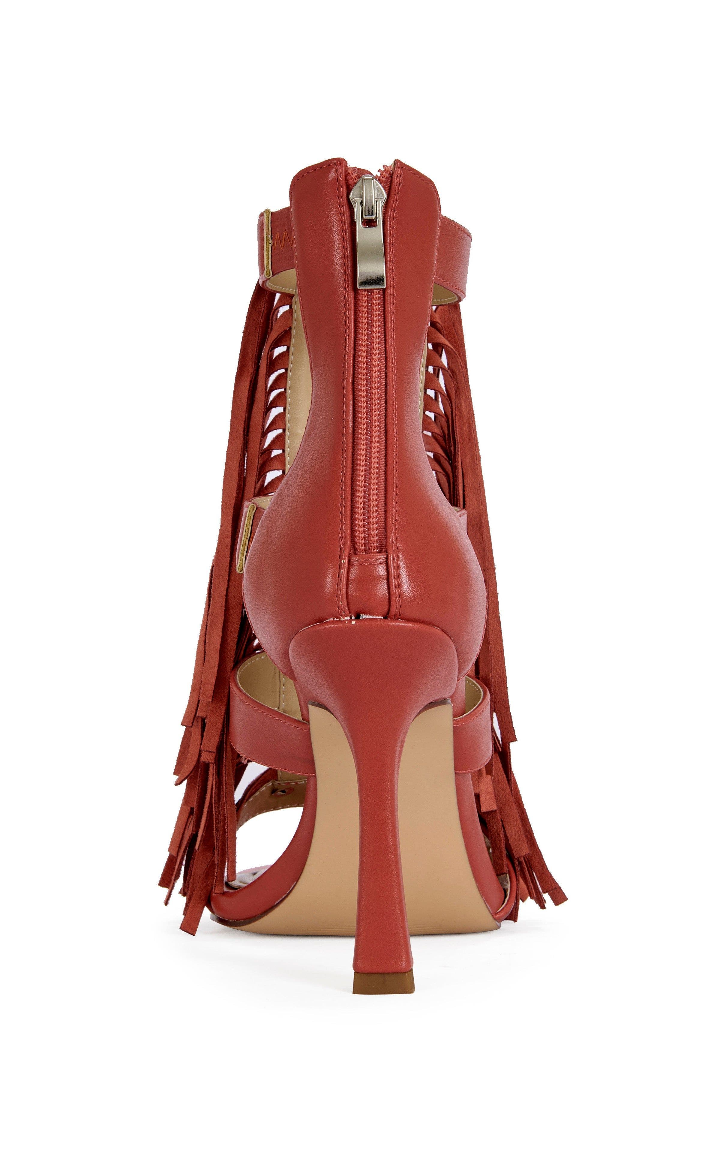 AZALEA WANG Sumac Stiletto Sandal, Alternate, color, Red