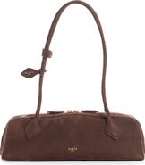 Alaïa Medium Le Teckel Suede East/West Shouder Bag