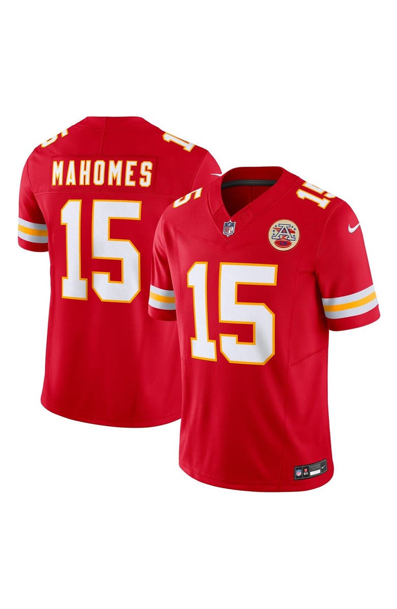 Nike Men's Nike Patrick Mahomes Red Kansas City Chiefs Vapor F.U.S.E. Limited Jersey, Main, color, Red