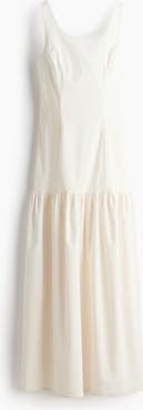 H&M Flared-skirt Low-back Dress