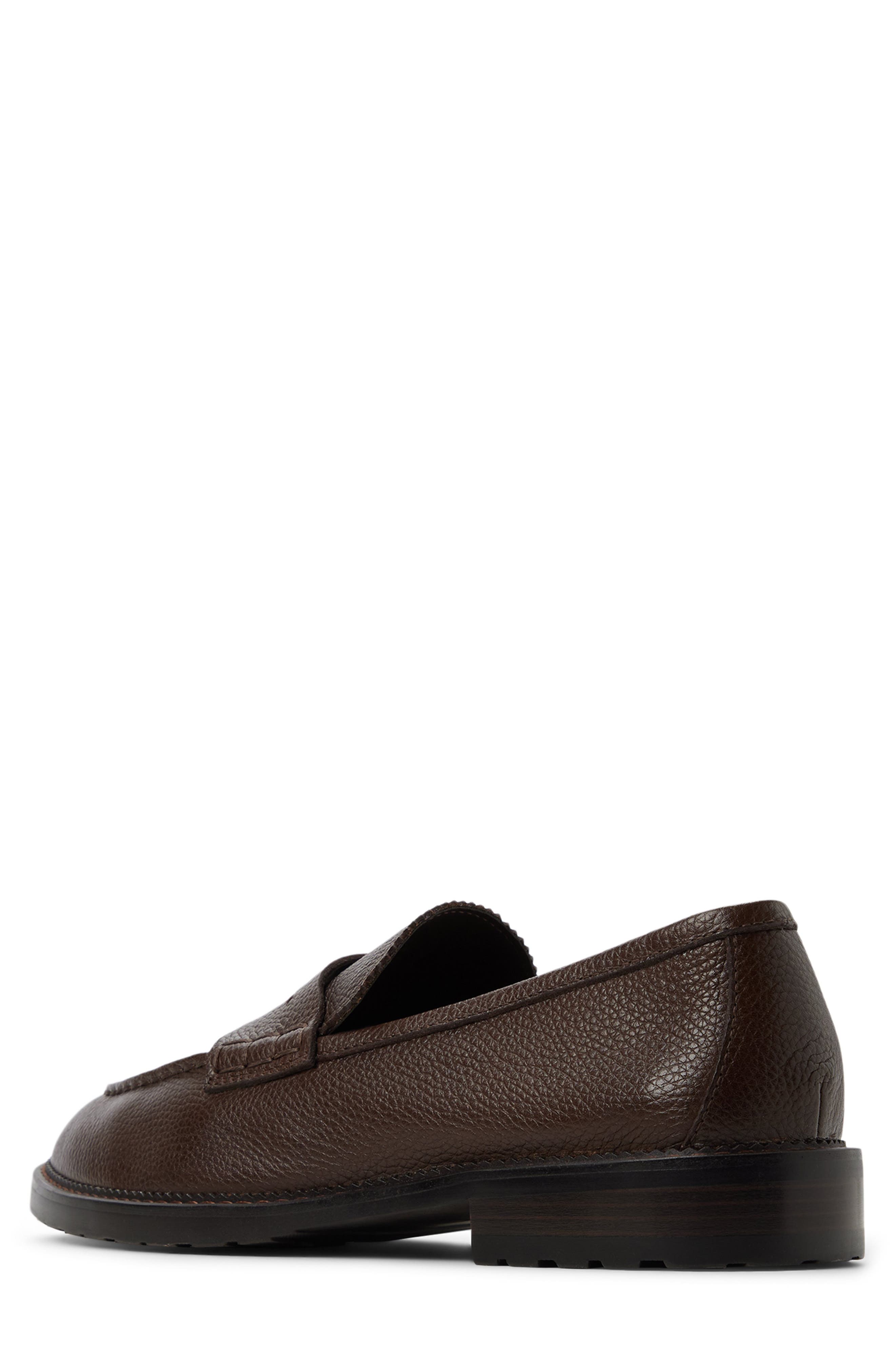 ALDO Melville Penny Loafer, Alternate, color, Dark Brown