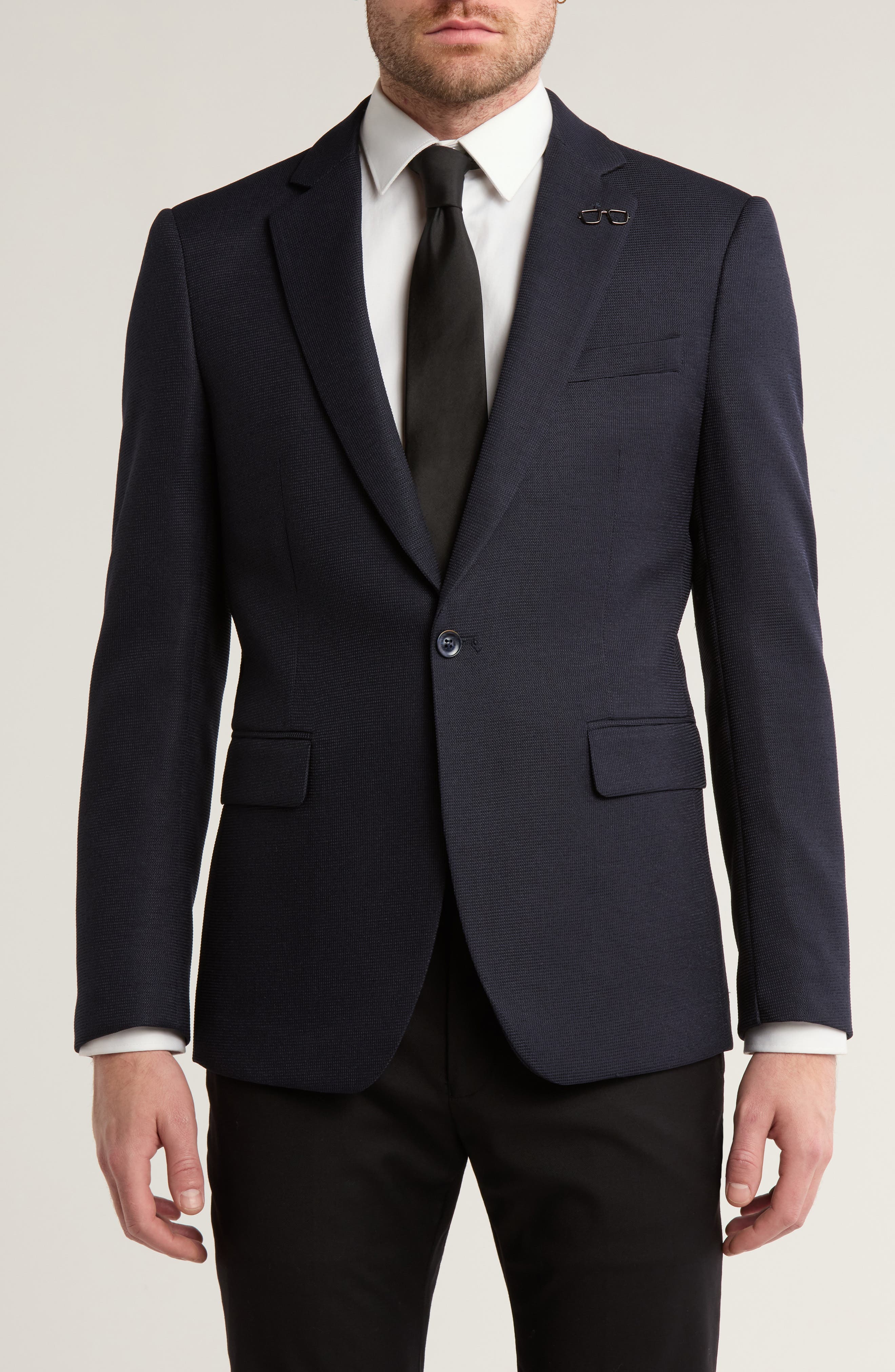 T.R. PREMIUM Slim Fit Pocket Blazer