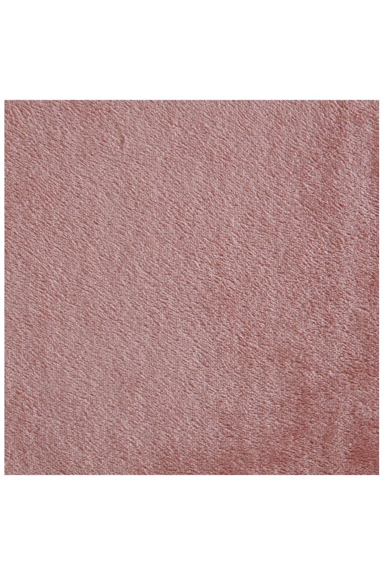Bedford Microfiber Blanket, Alternate, color, PINK CLAY