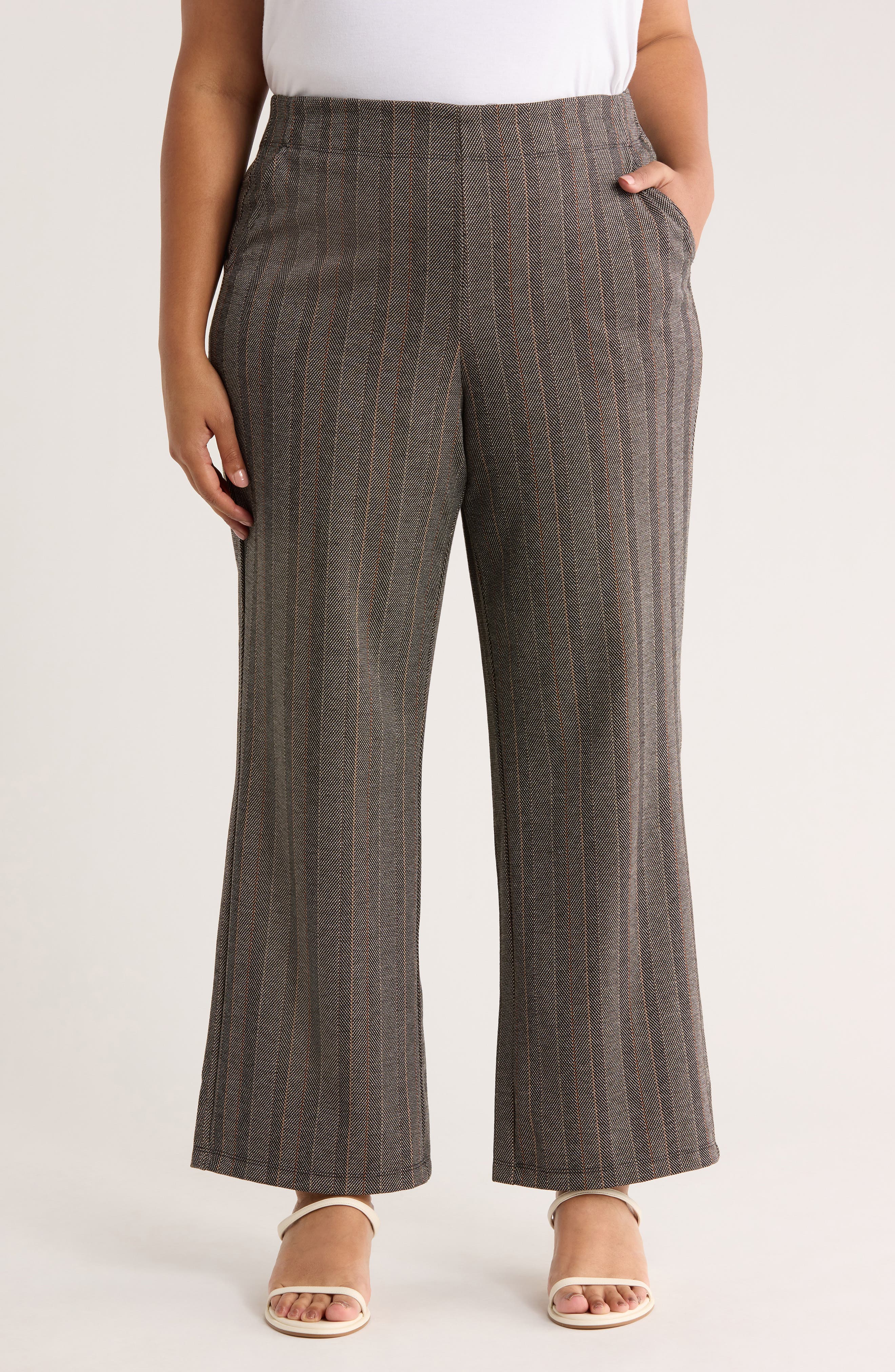 MAX STUDIO Double Knit Wide Leg Pants