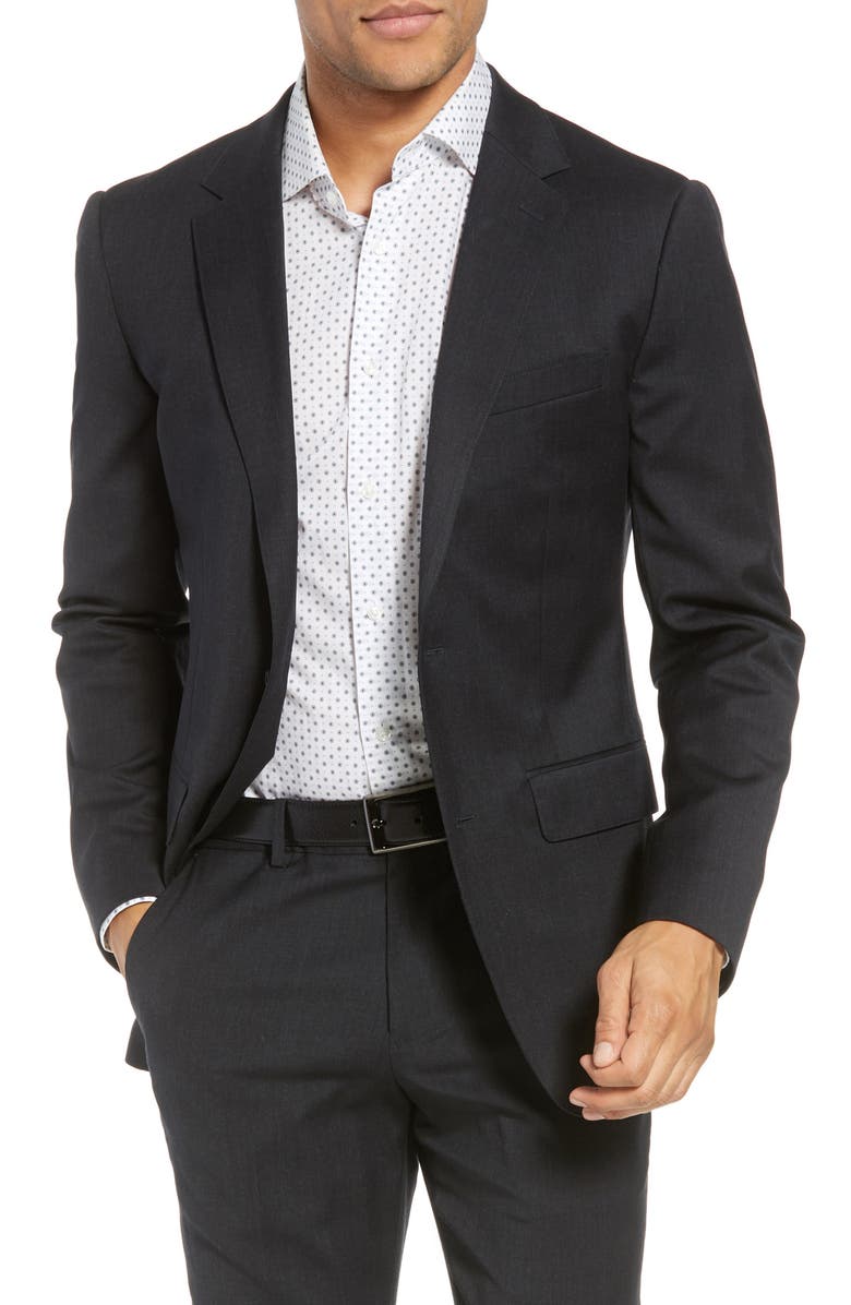 Bonobos Jetsetter Slim Fit Stretch Wool Blazer, Main, color,