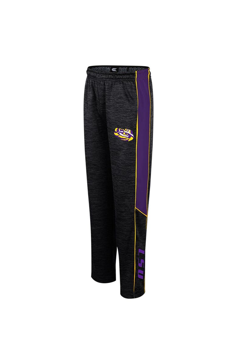 COLOSSEUM Youth Colosseum Black LSU Tigers Live Hardcore Pants, Alternate, color, 
