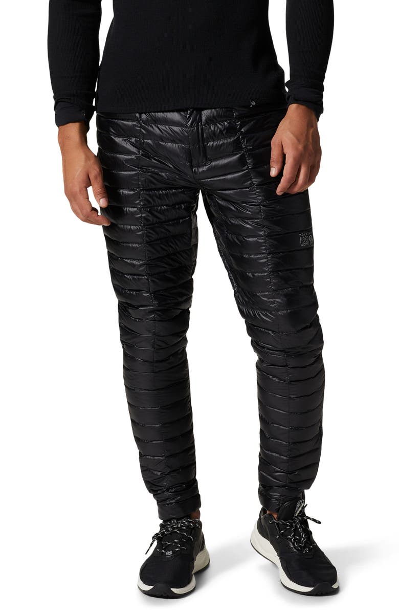 Mountain Hardwear Ghost Whisperer Packable 800-Fill-Power Down Pants, Main, color, Black
