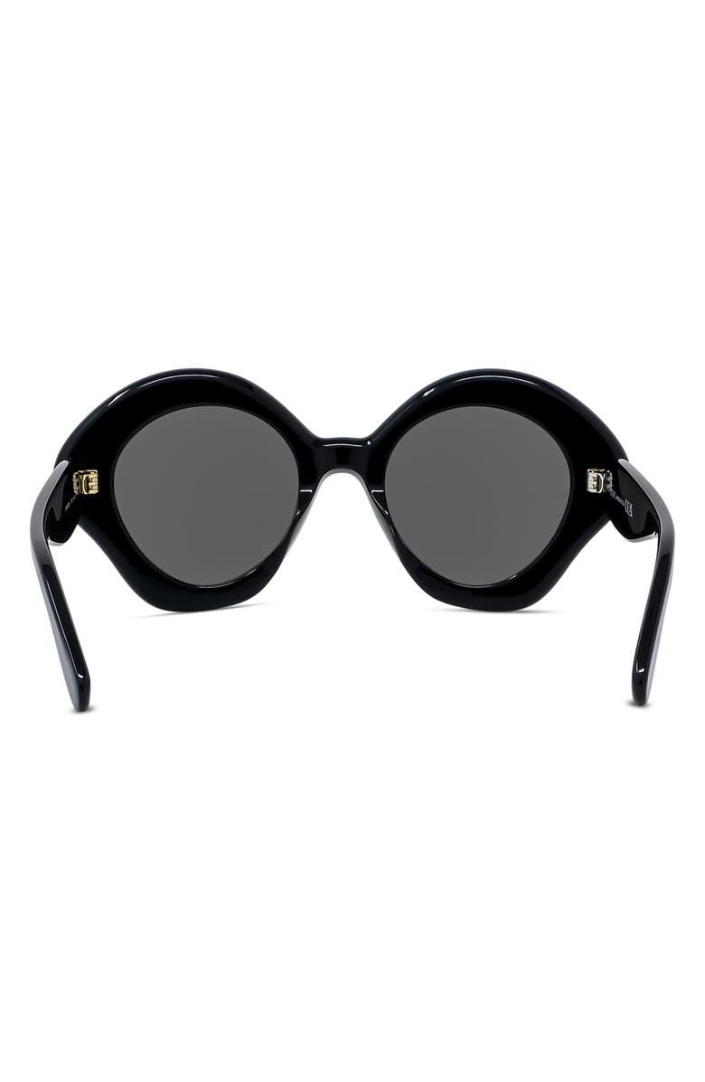 Loewe Curvy 49mm Small Geometric Sunglasses, Alternate, color,