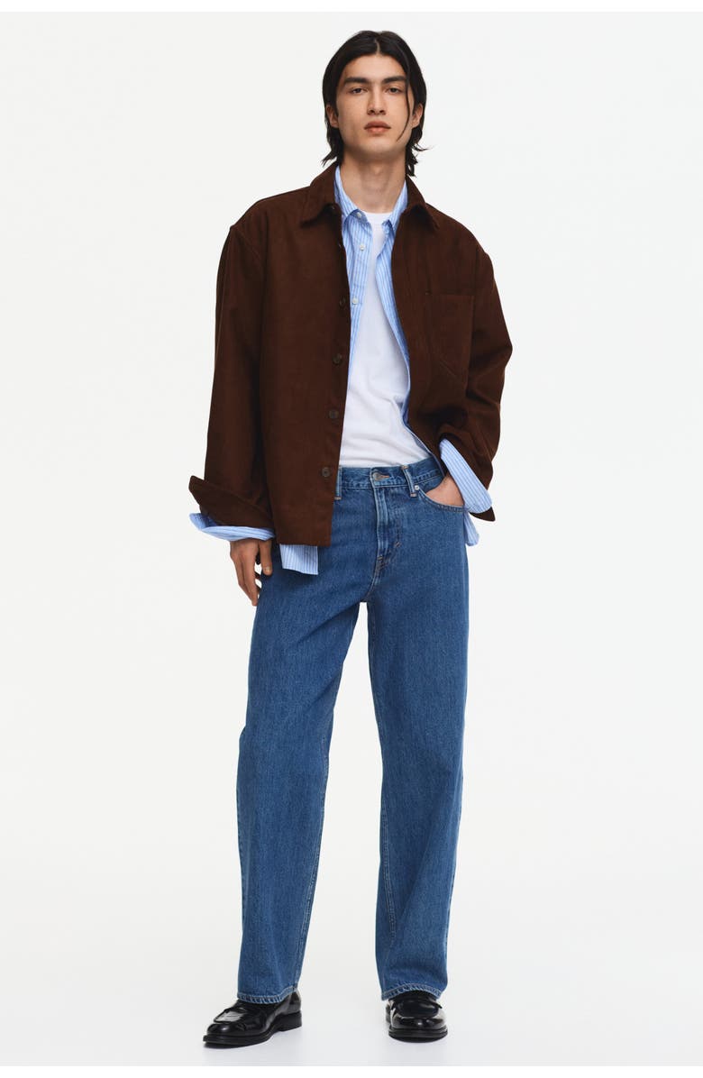 H&M Overshirt, Alternate, color, Brown