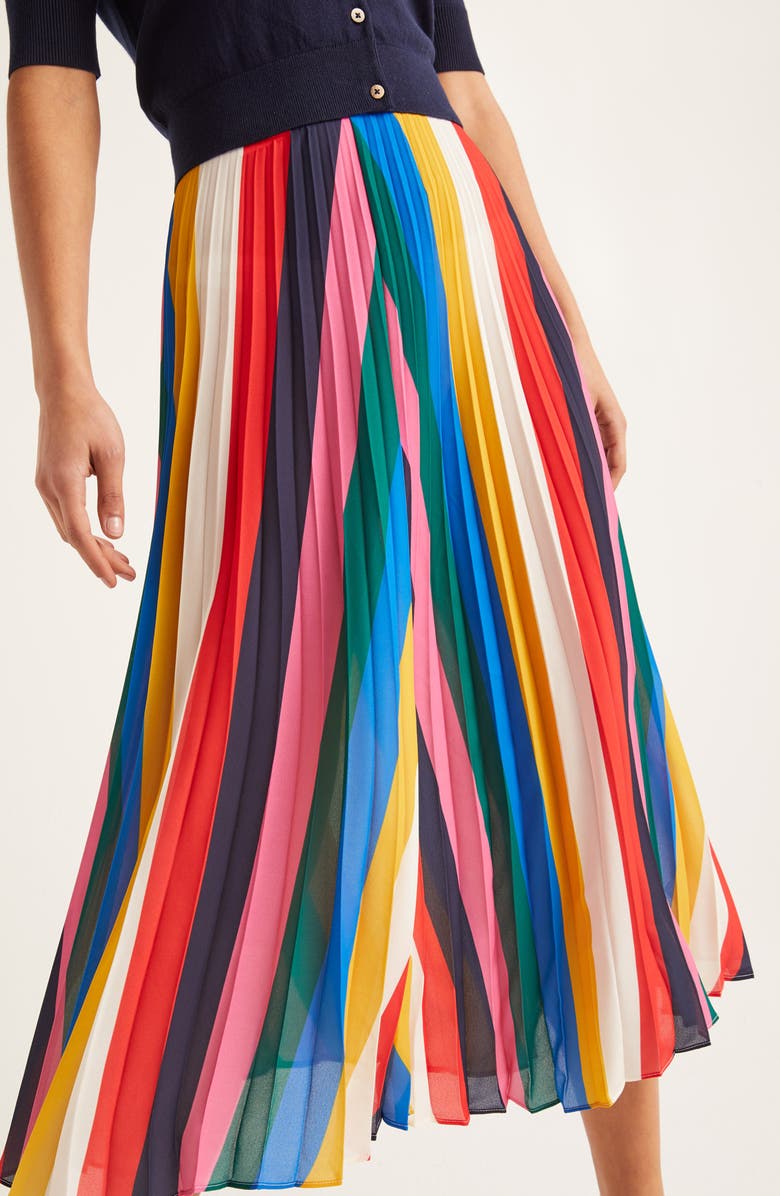 Boden Fairfax Pleated Maxi Skirt, Alternate, color, 