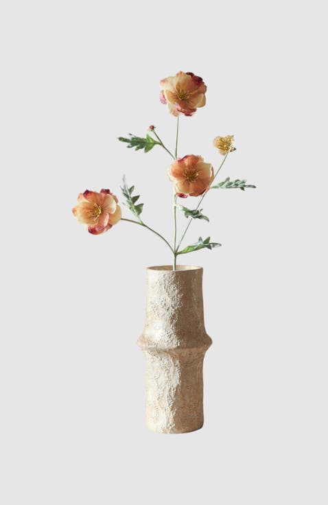 Rose Four Heads Poppy Flower