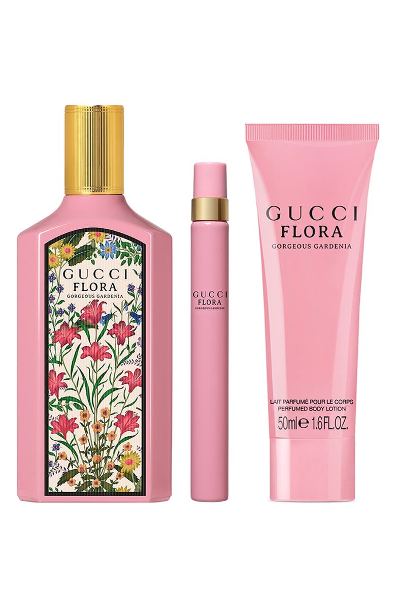 Gucci Flora Gorgeous Gardenia 3-Piece Gift Set, Alternate, color,
