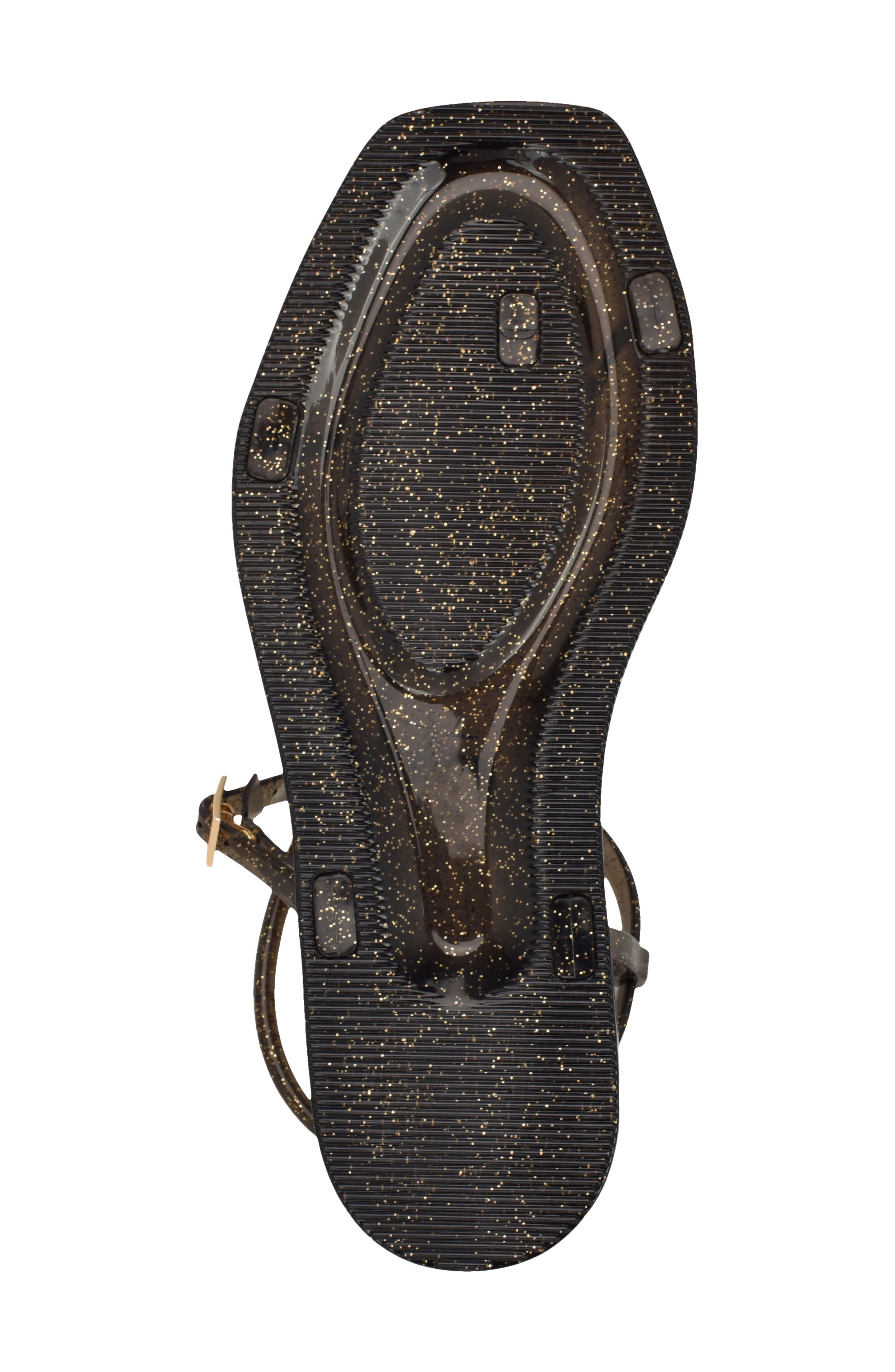 Nine West Shells Ankle Strap Jelly Sandal, Alternate, color, 