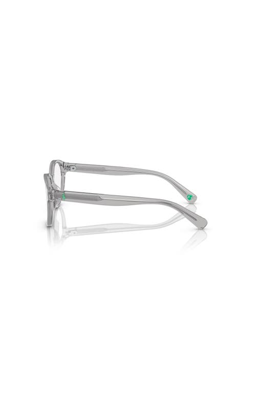 Polo Ralph Lauren 49mm Round Optical Glasses In Metallic