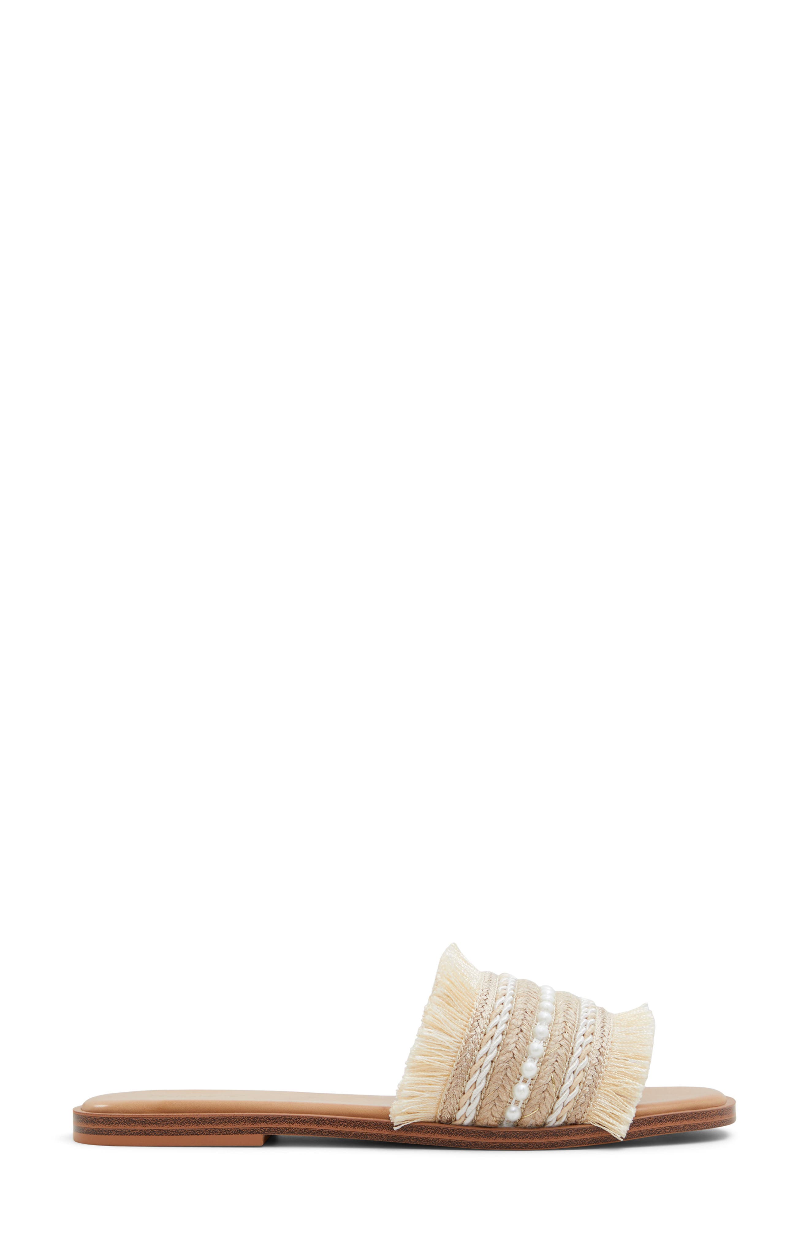 ALDO Fringey Slide Sandal, Alternate, color, 