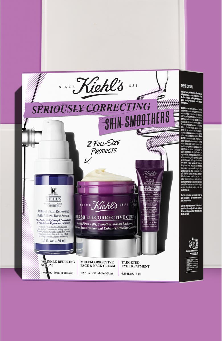 Kiehl's Since 1851 Seriously Correcting Skin Smoothers Set $154 Value, Alternate, color, 
